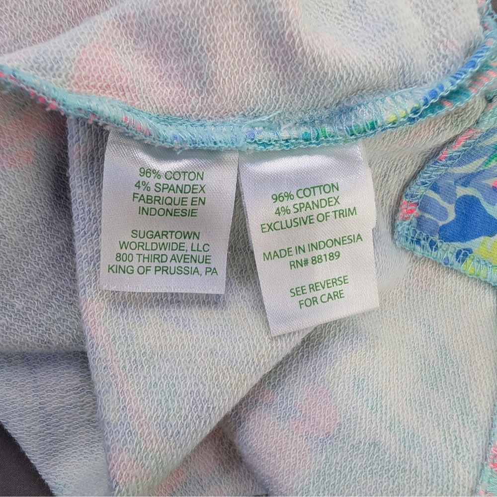 Lilly Pulitzer Mermaid Print 1/4 Zip Pullover Small - Picture 5 of 12